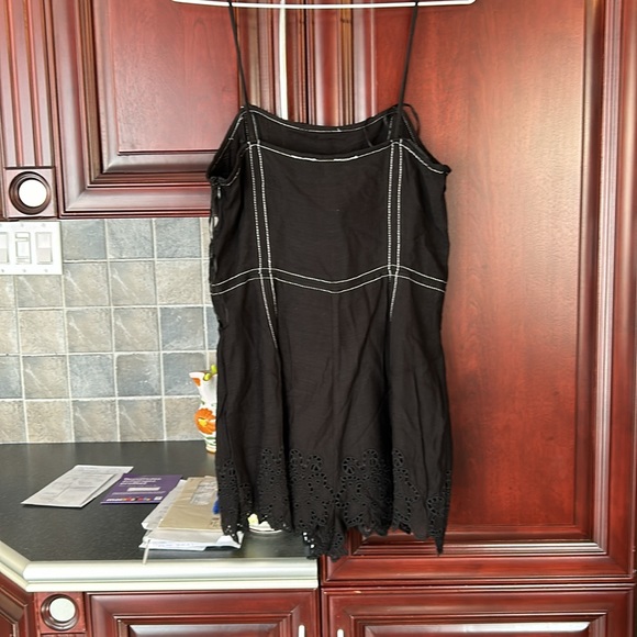 COPY - ZARA black romper jumpsuit with top stitching size extra size - Picture 10 of 12